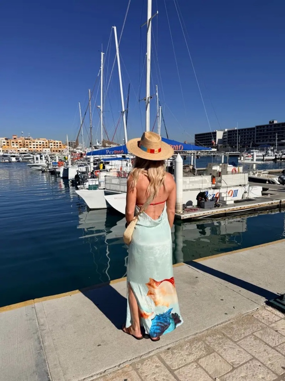 Murex Mist Vega Silk Dress Halter Maxi Muma World